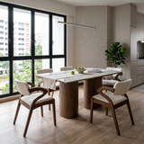 Luma Dining Set (1 Table + 4 Chair) by Wood Haven