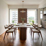 Luma Dining Set (1 Table + 4 Chair) by Wood Haven