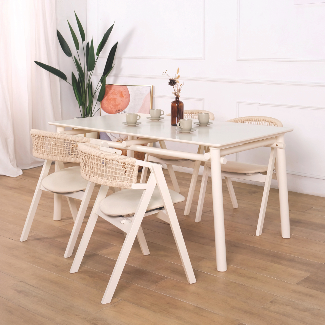 Mica Wooden Dining Table (160cm)