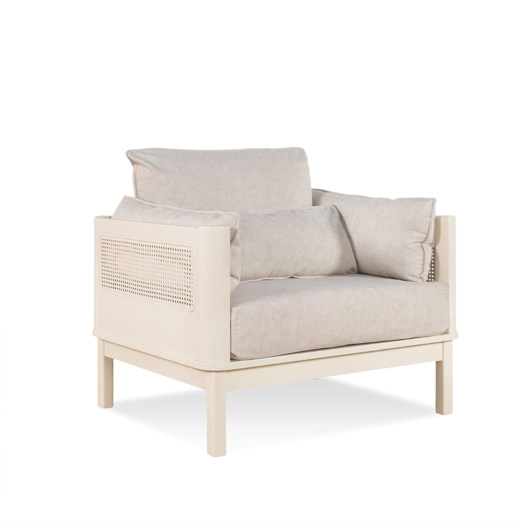 Ivory Wooden Sofa