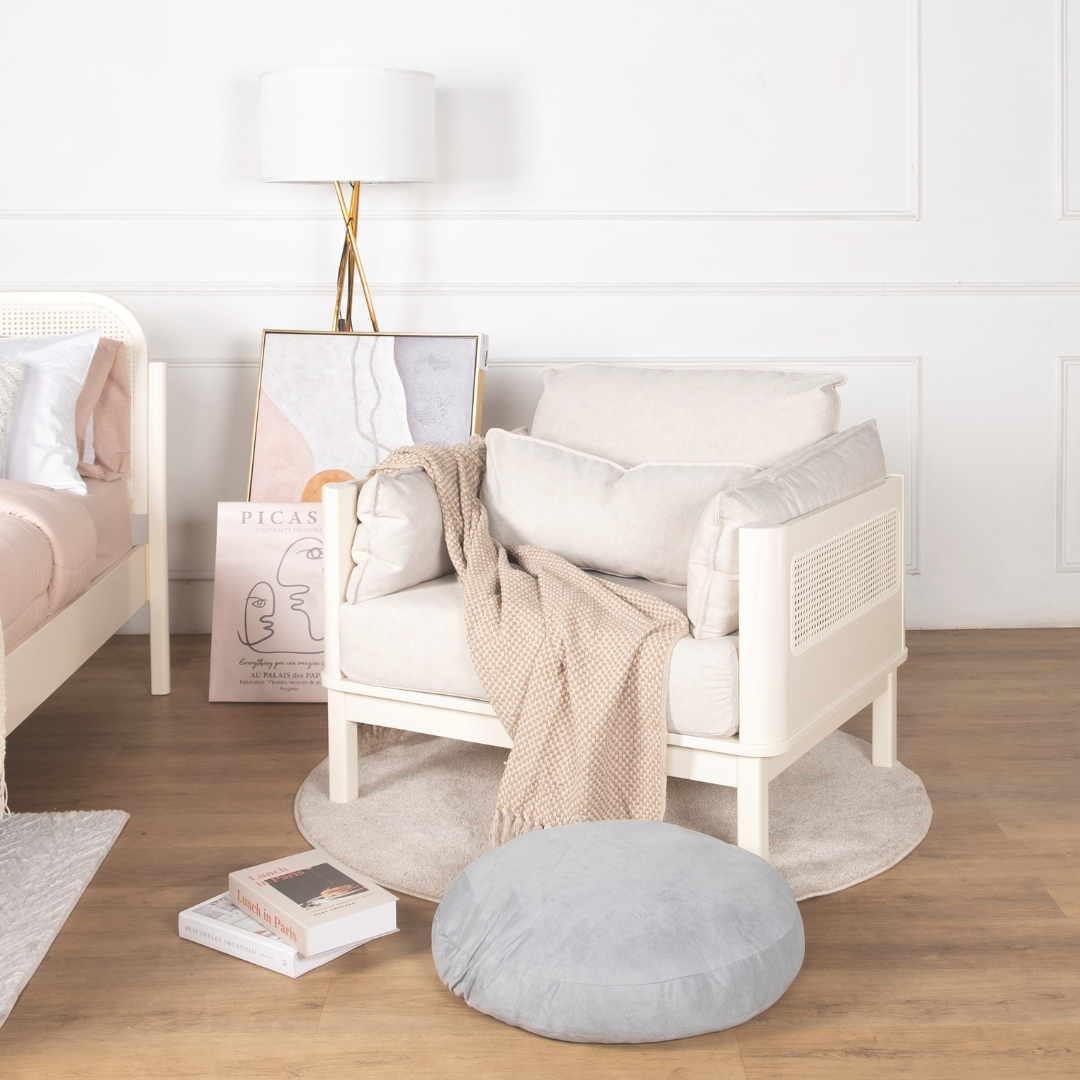 Ivory Wooden Sofa