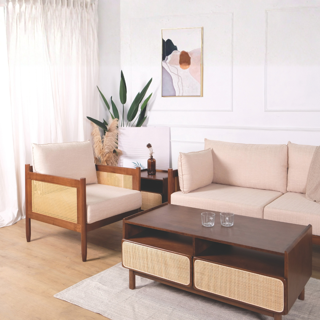 Megan Wooden Sofa