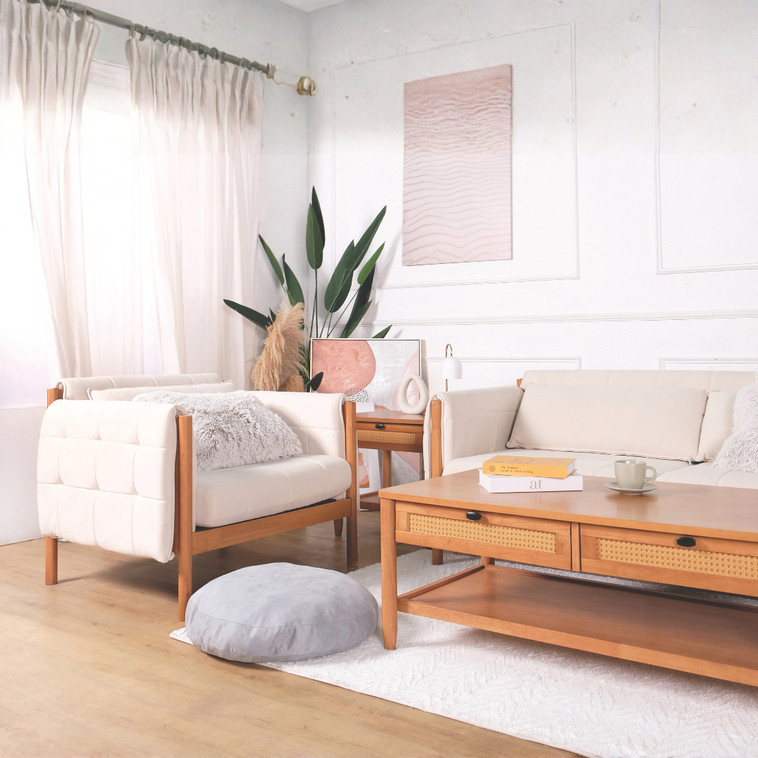 Mika Wooden Sofa