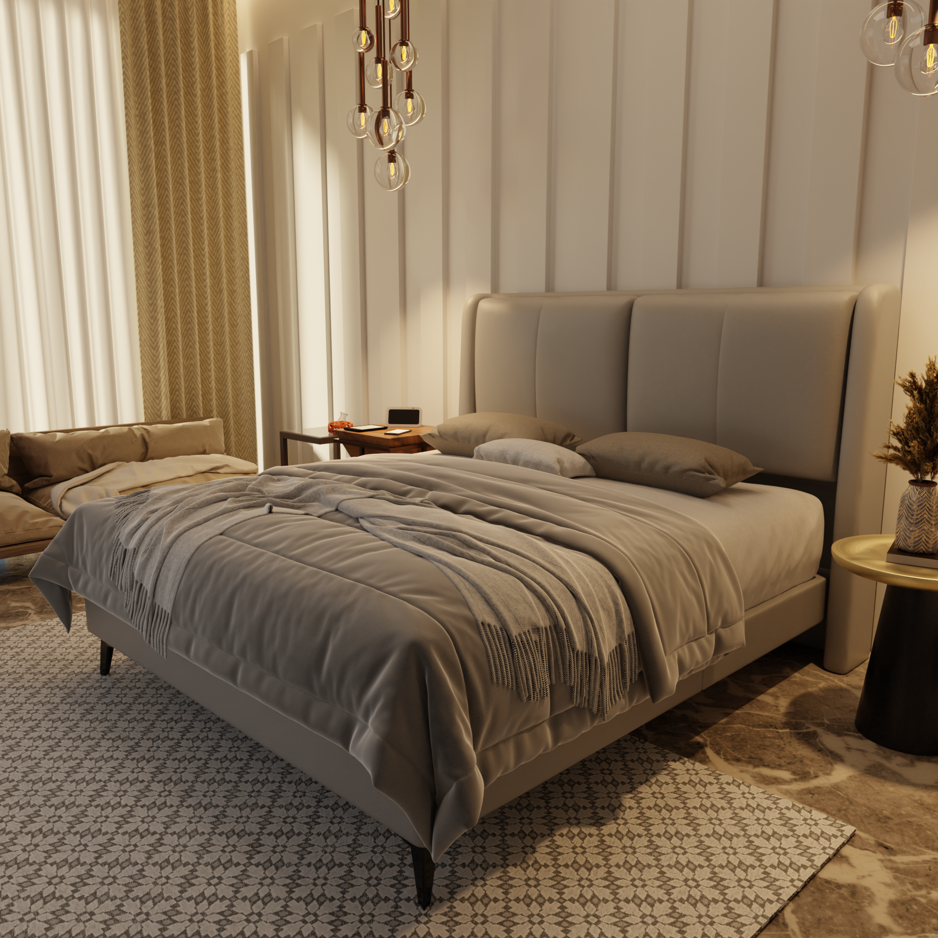 Grenne Genuine Leather Divan Bed Frame by Esteller