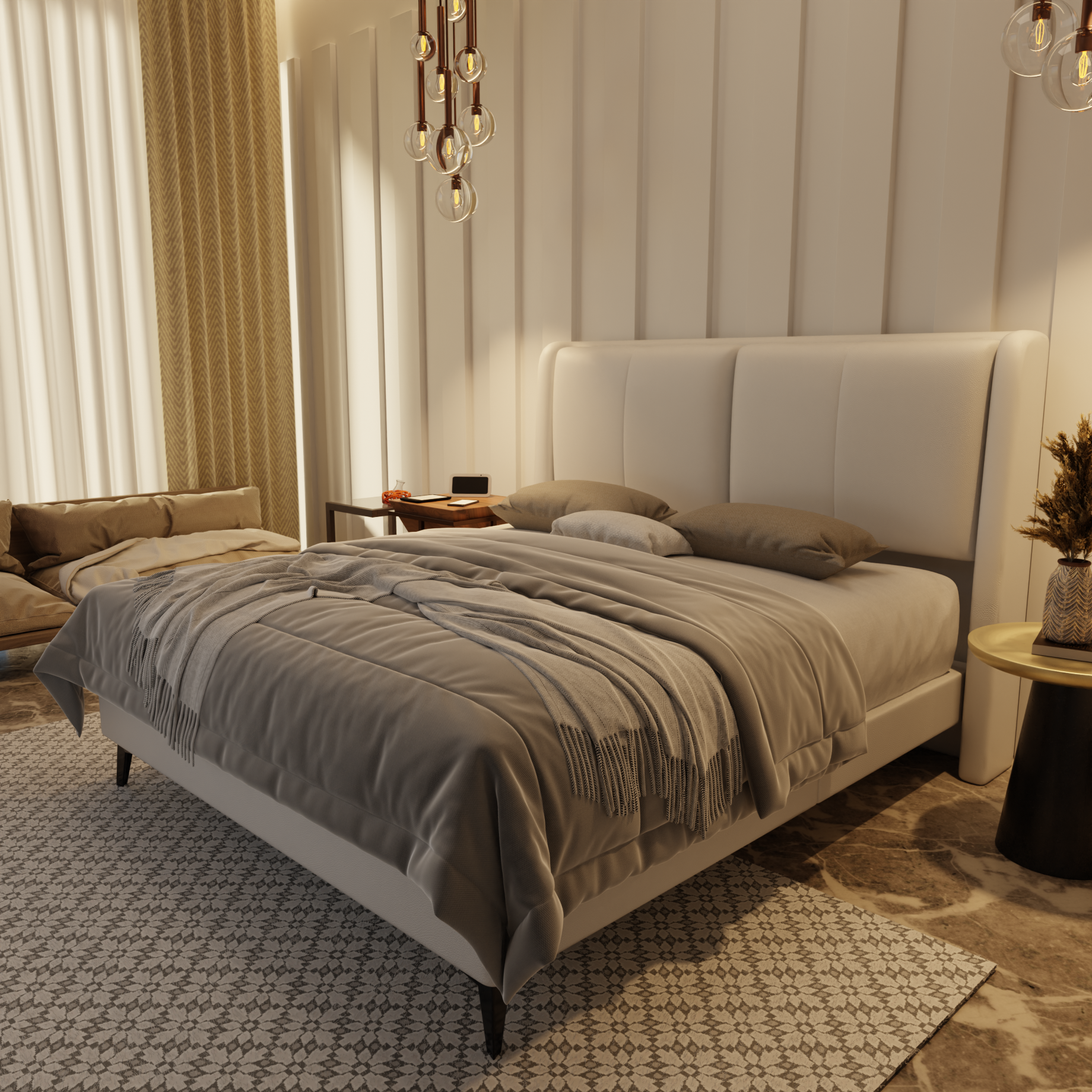 Grenne Genuine Leather Divan Bed Frame by Esteller