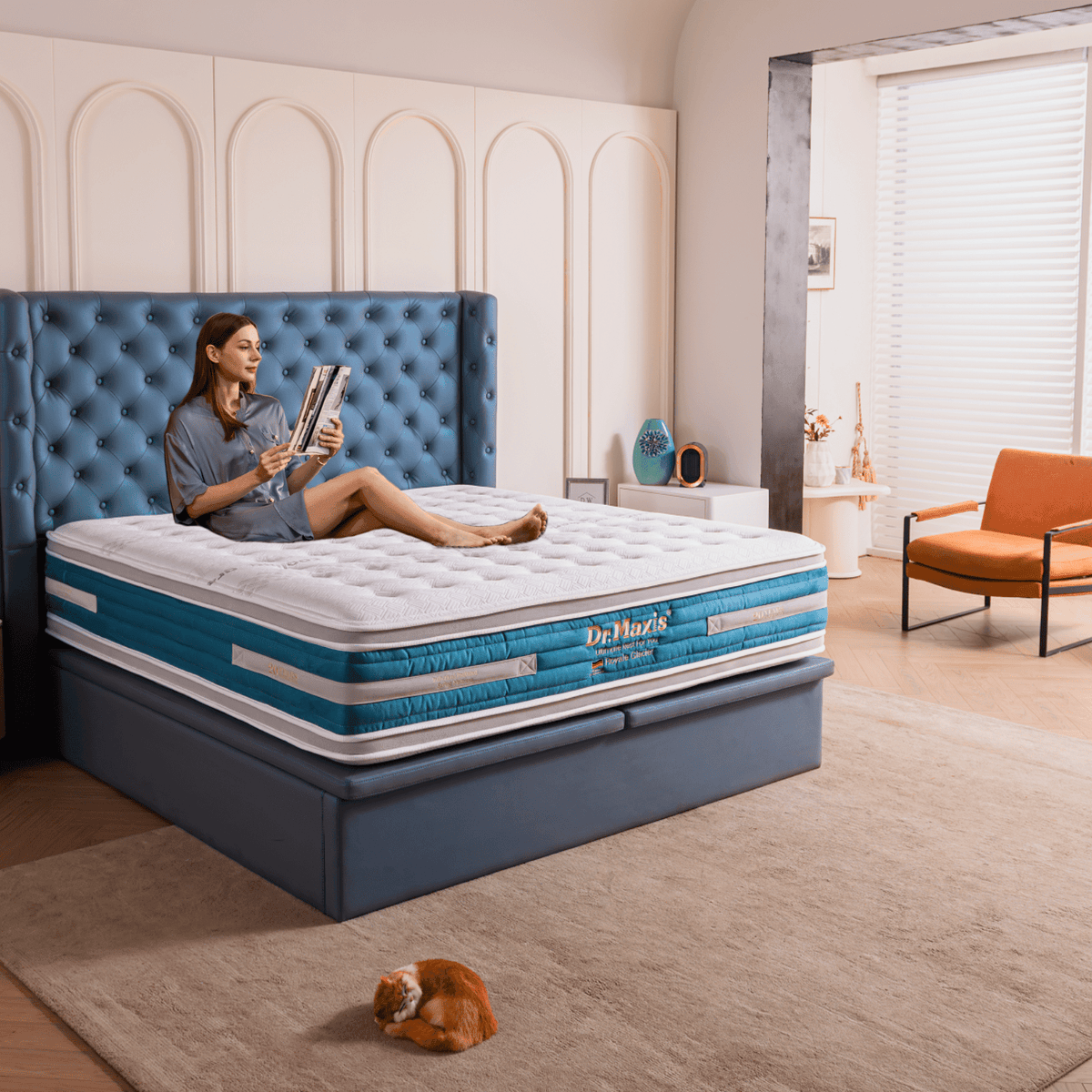 Dr.Maxis Royale Glacier 16 Inch Pocketed Spring Mattress