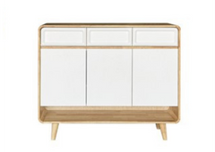 Aurelia 3 Drawer & 3 Door Shoe Cabinet by Wood Haven