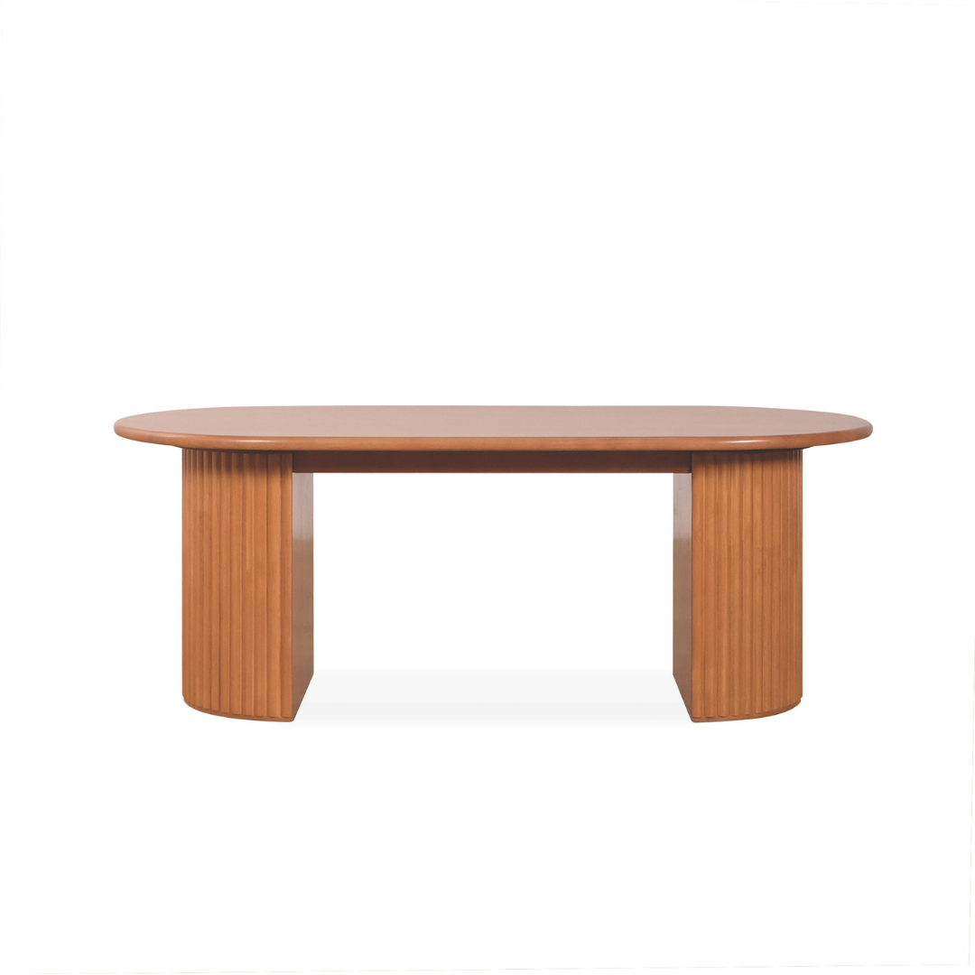 Romeo Wooden Oval Coffee Table