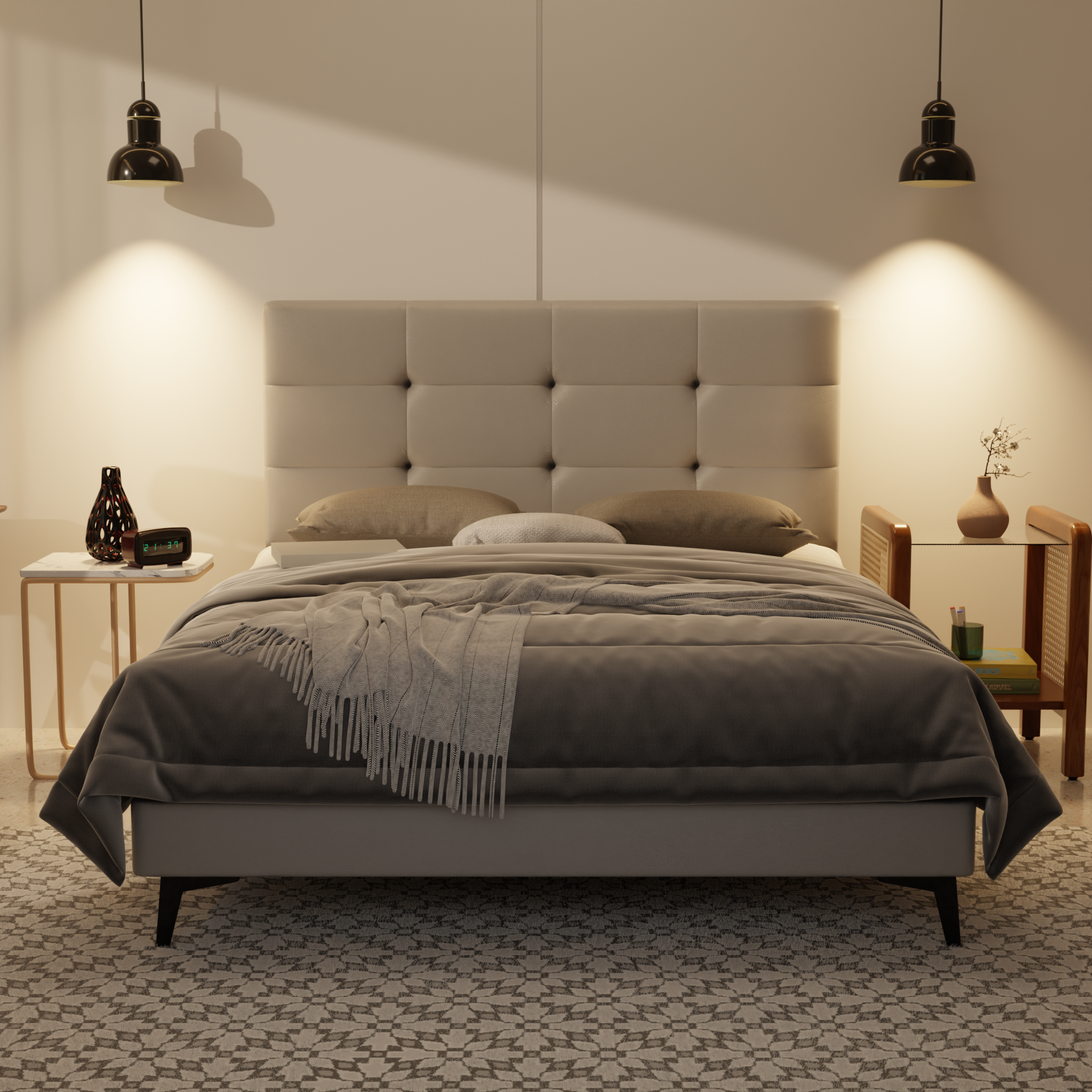 Rachelle Genuine Leather Divan Bed Frame by Esteller