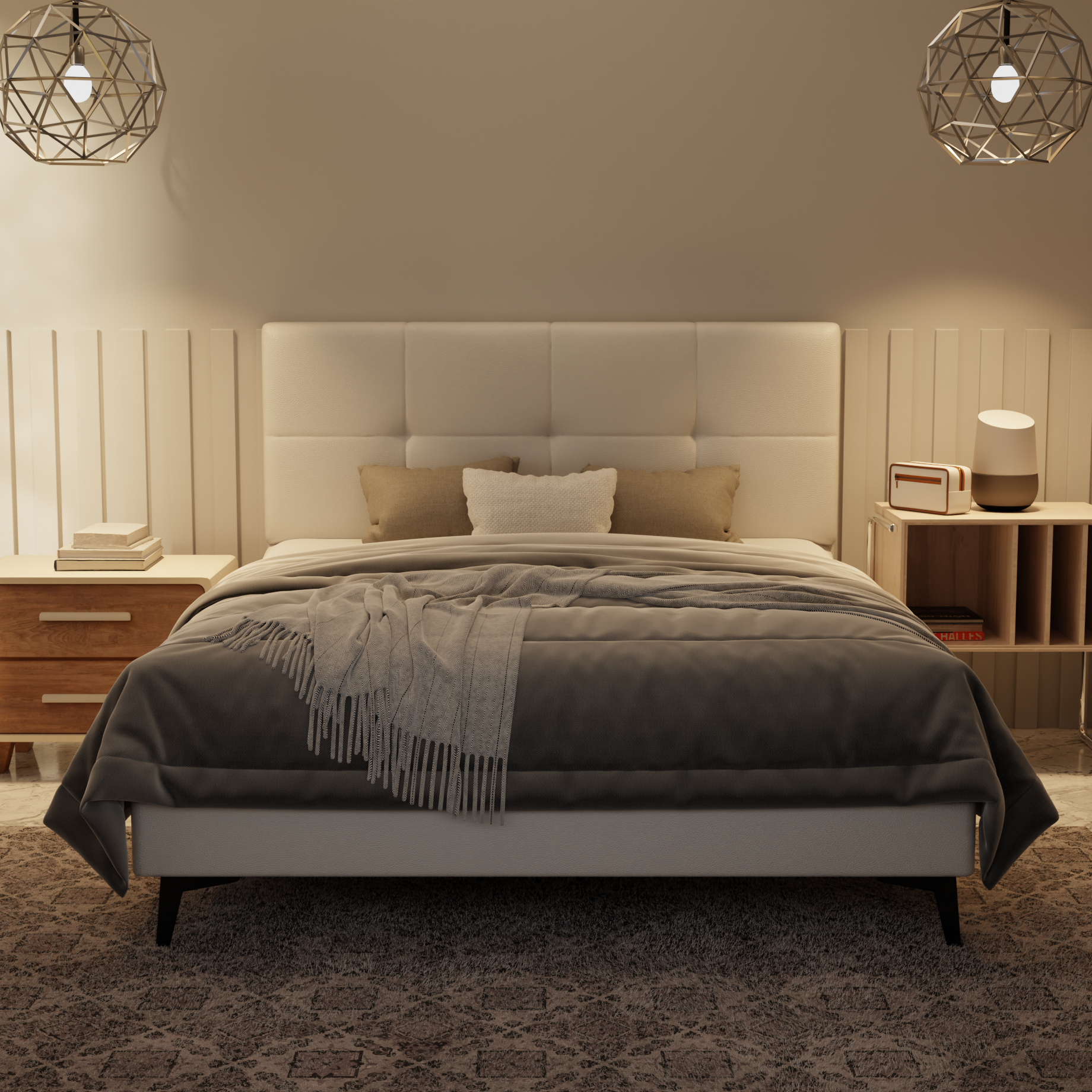 Koane Genuine Leather Divan Bed Frame by Esteller