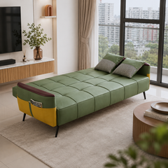 Alvaria Faux Leather Sofa Bed