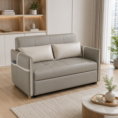 Mirenna Faux Leather Sofa Bed