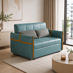 Mirenna Faux Leather Sofa Bed