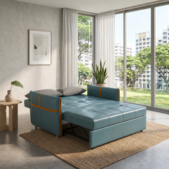 Mirenna Faux Leather Sofa Bed
