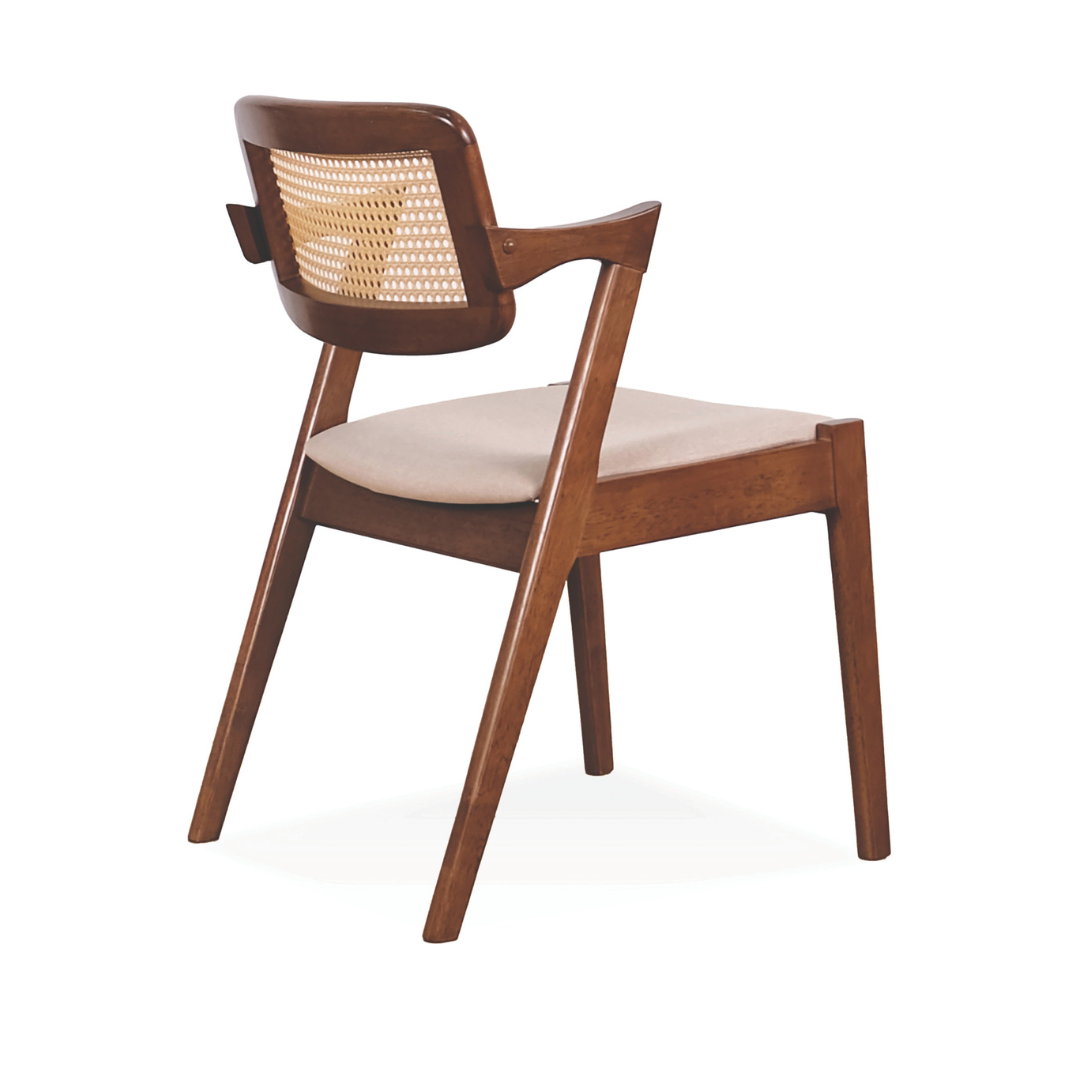 Gavin Rattan Wooden Dining Chair