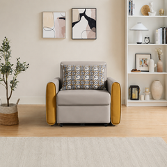Tavinnia Faux Leather Sofa Bed