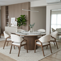 Lux Dining Set (1 Table + 6 Chair) by Wood Haven