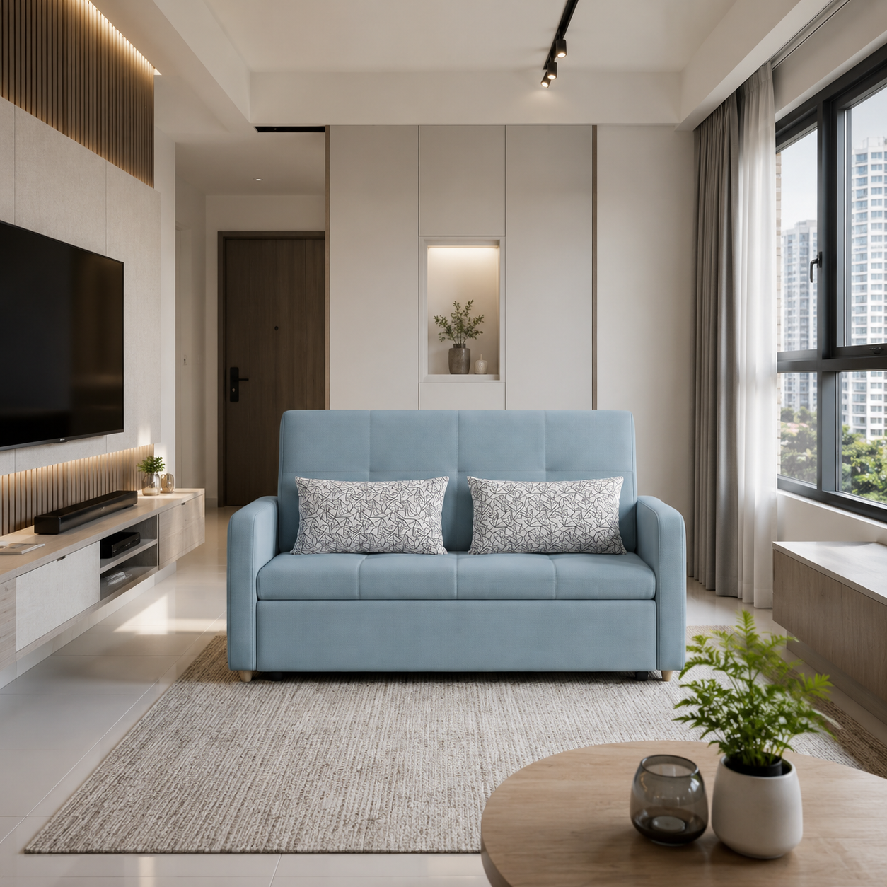 Vellina Fabric Sofa Bed