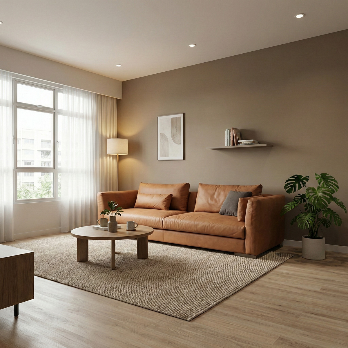 Jorvella Leather Sofa