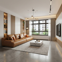 Alveria Leather Sofa