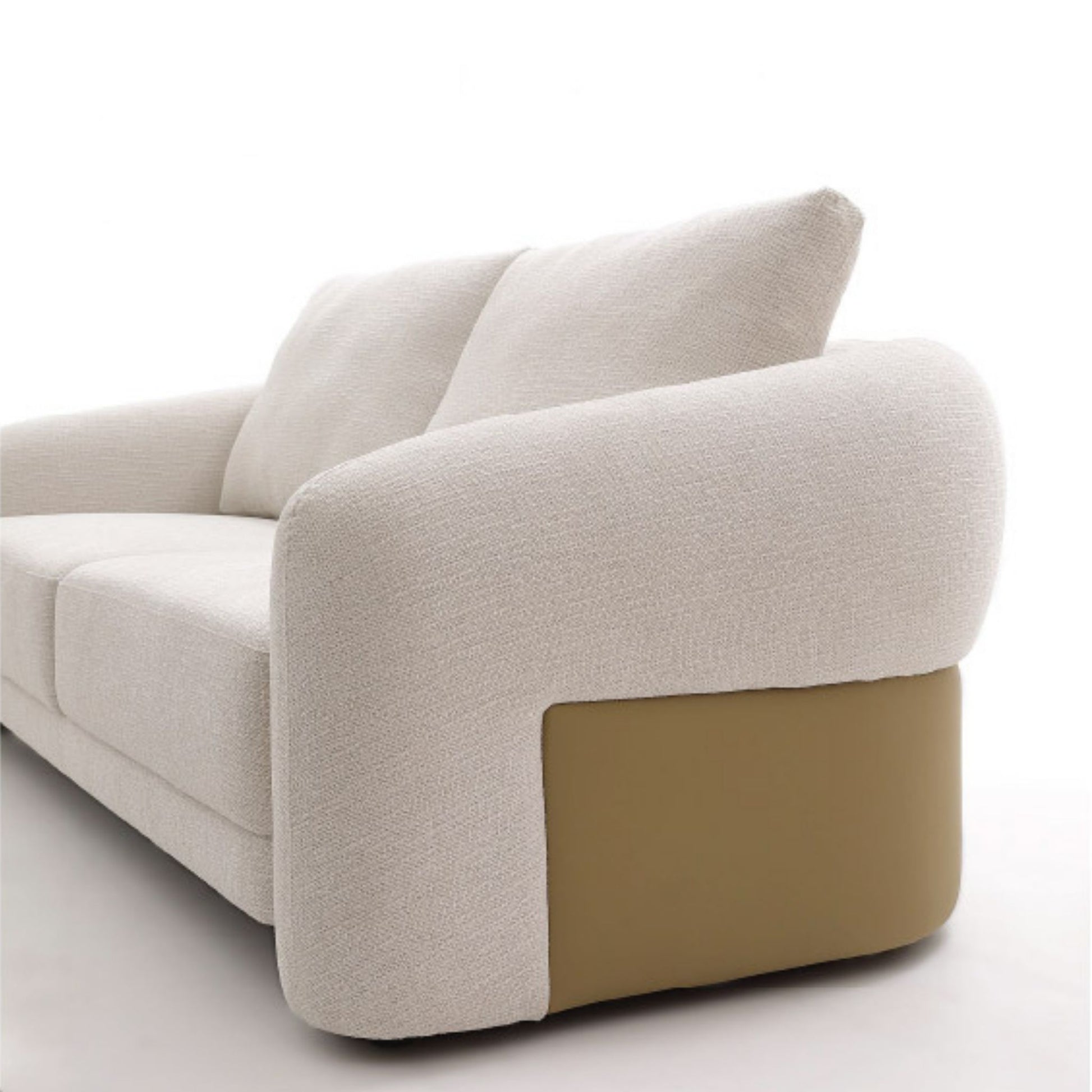 Ashen Fabric Sofa