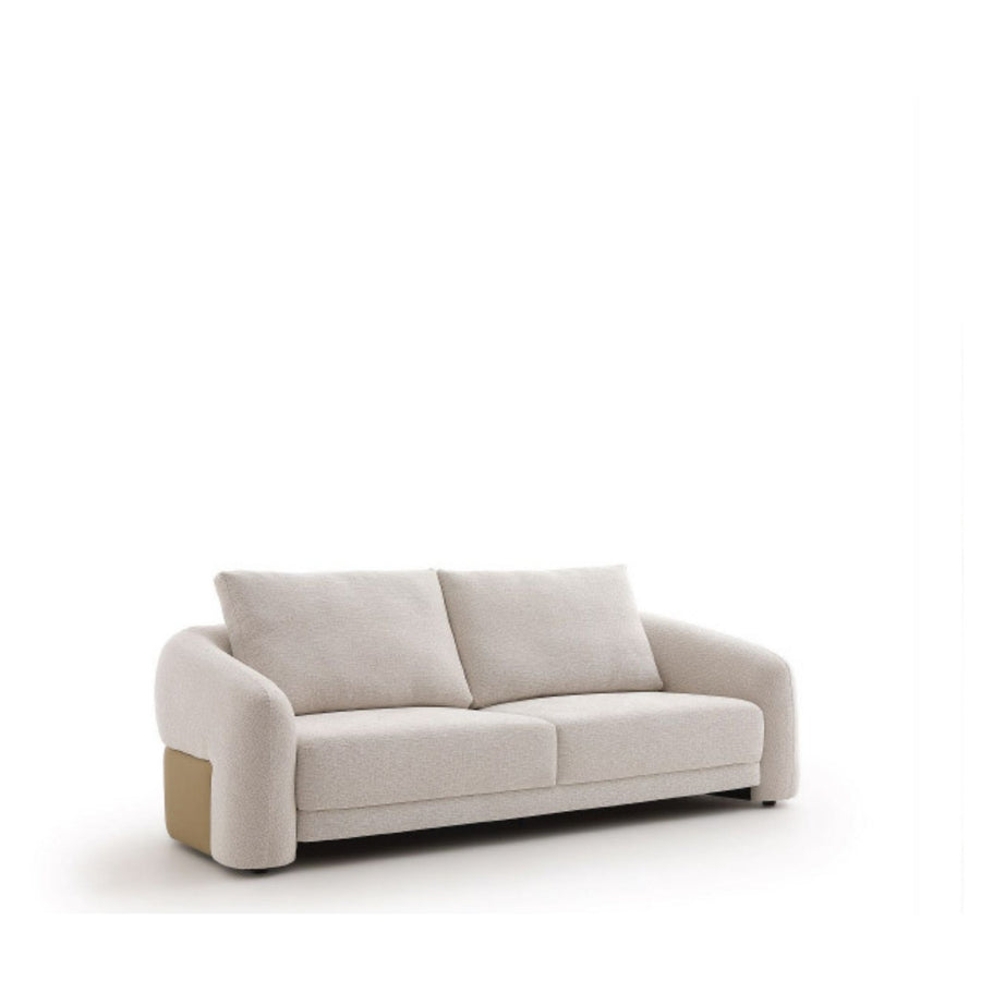 Ashen Fabric Sofa