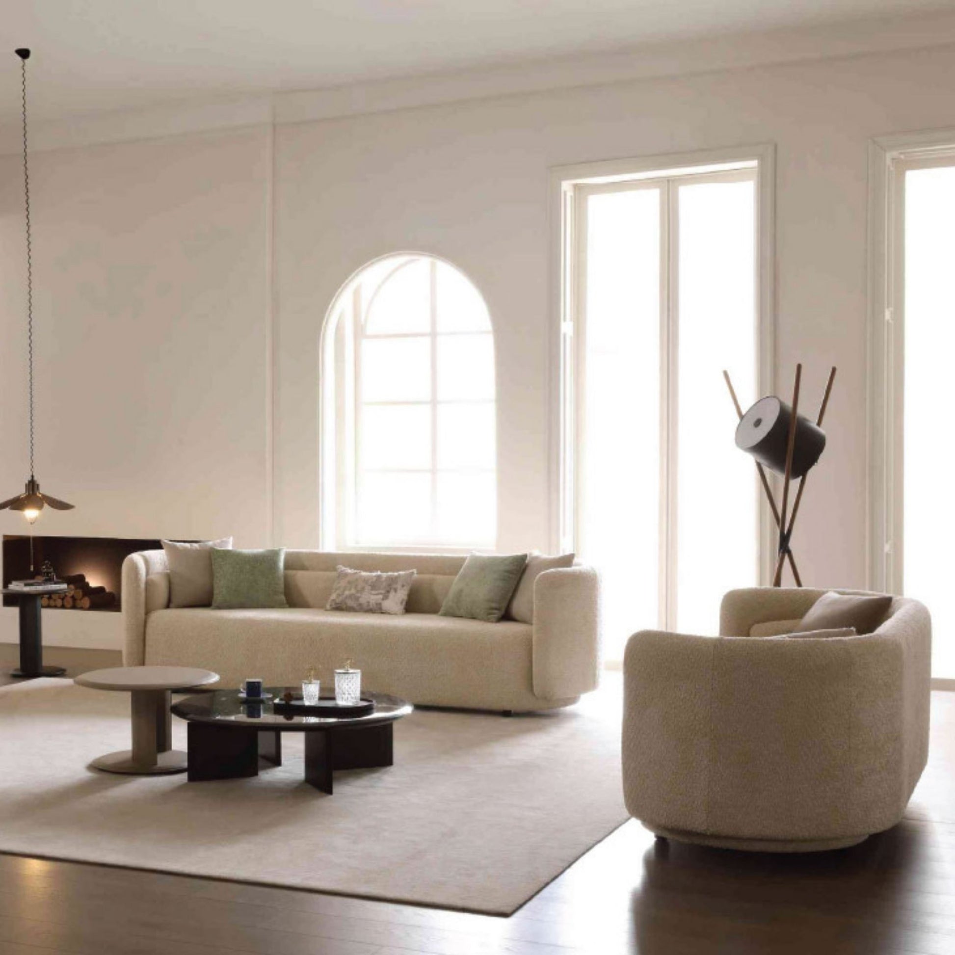Rosea Fabric Sectional Sofa