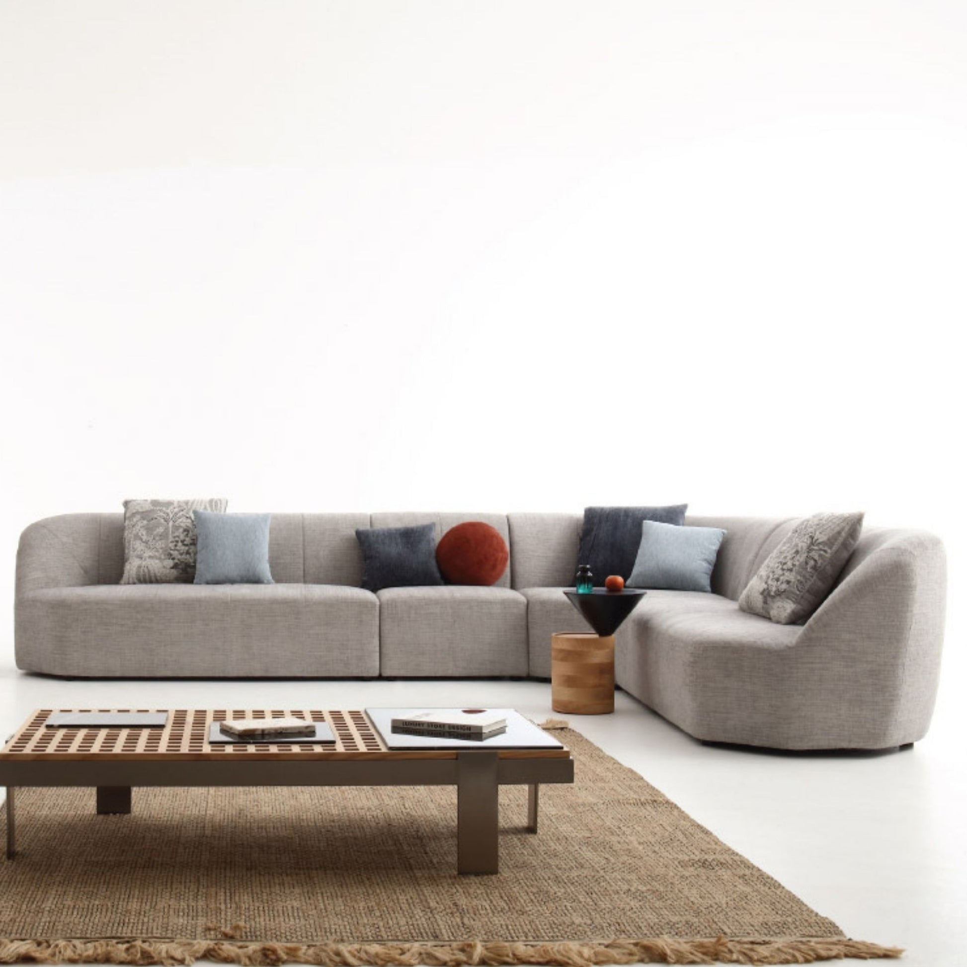 Dahlia Fabric Sectional Sofa