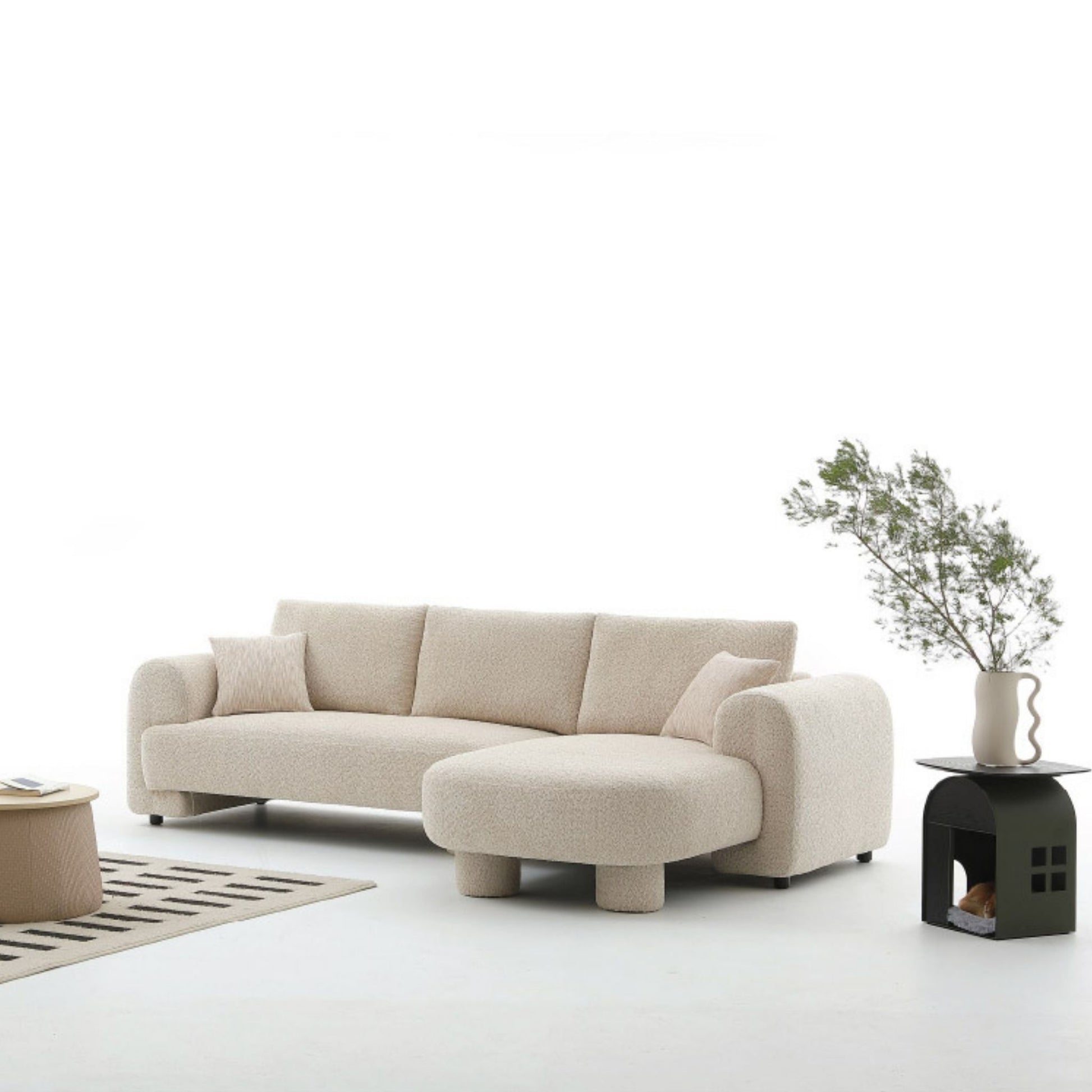Zade Fabric Sectional Sofa