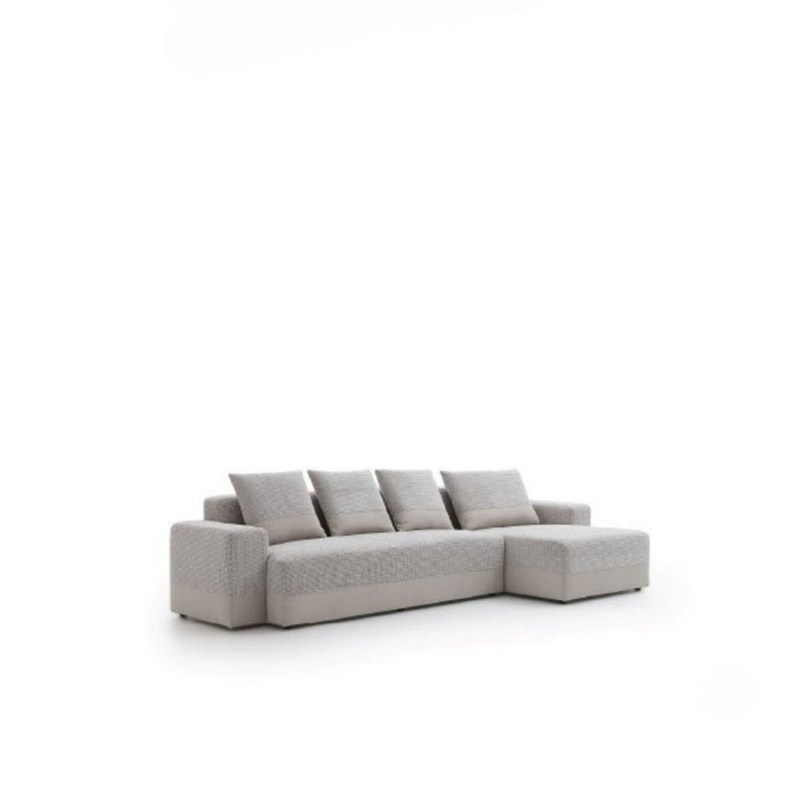 Loom Fabric Sectional Sofa