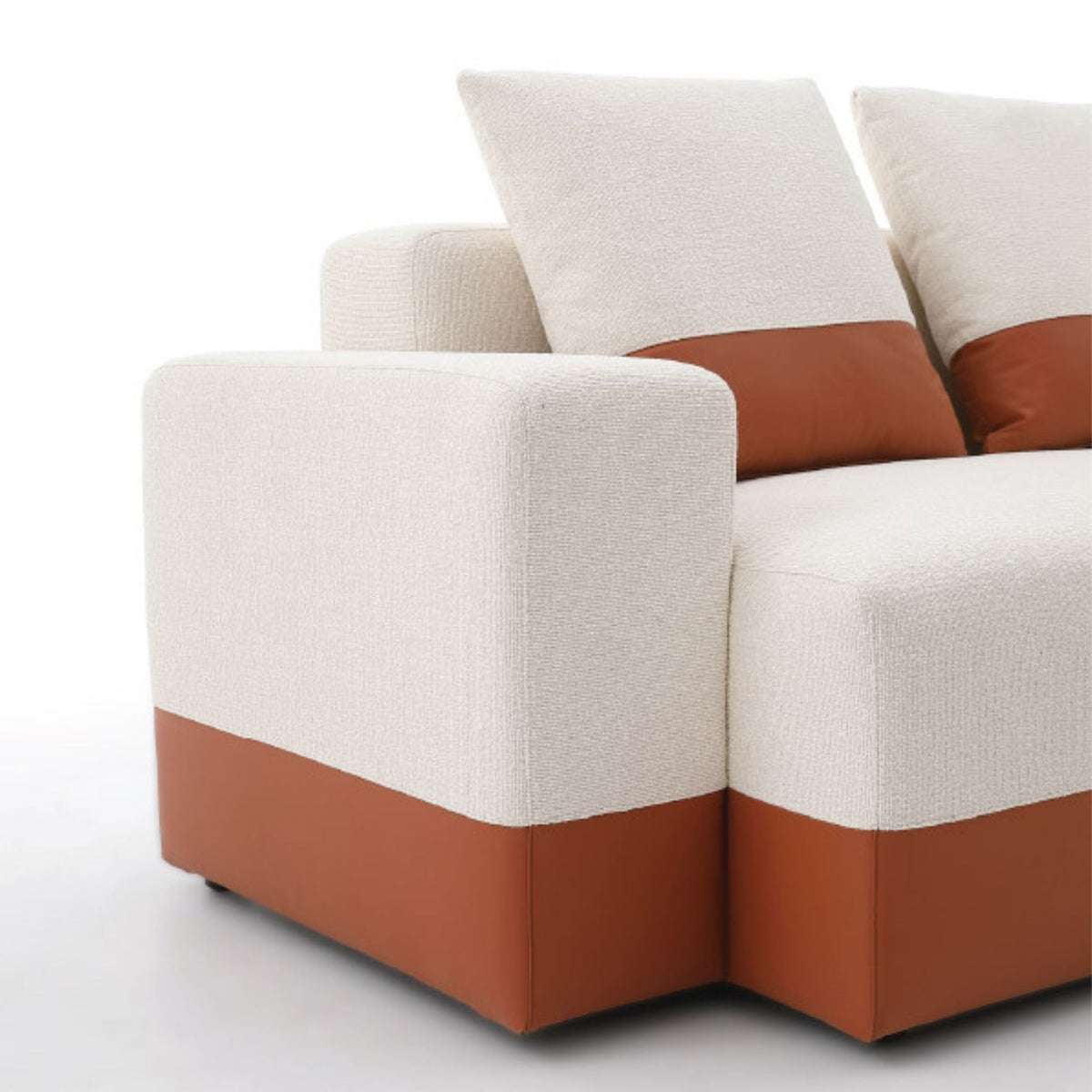 Loom Fabric Sectional Sofa