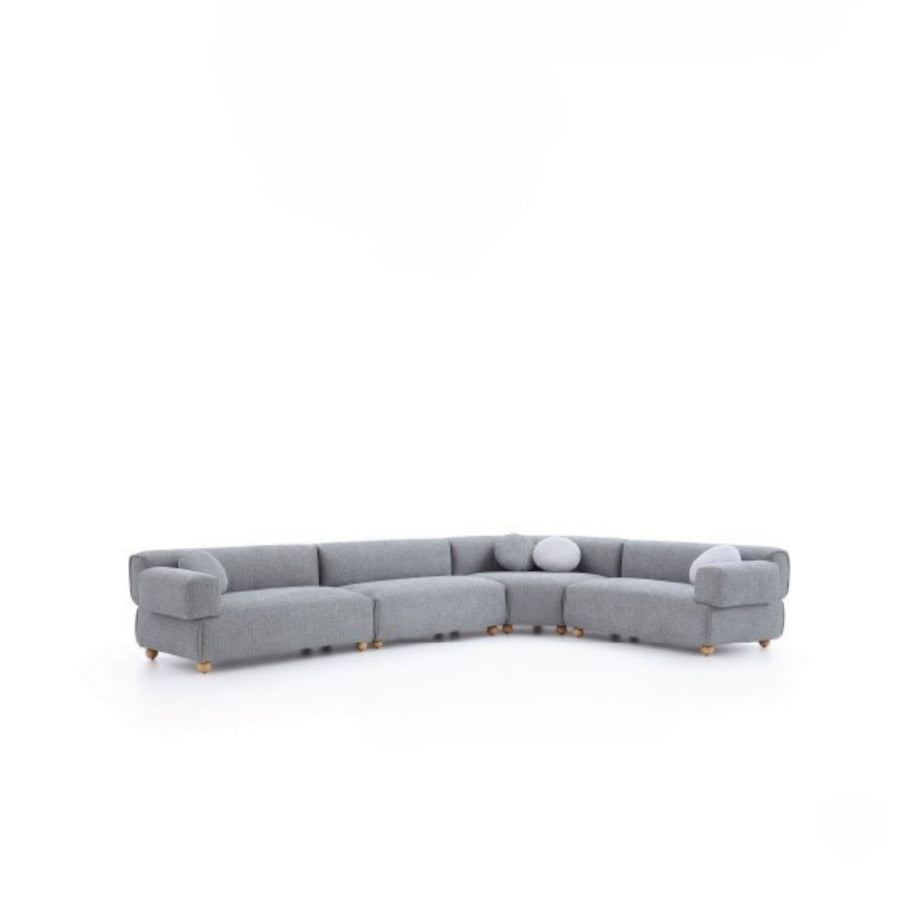 Azalea Fabric Sectional Sofa