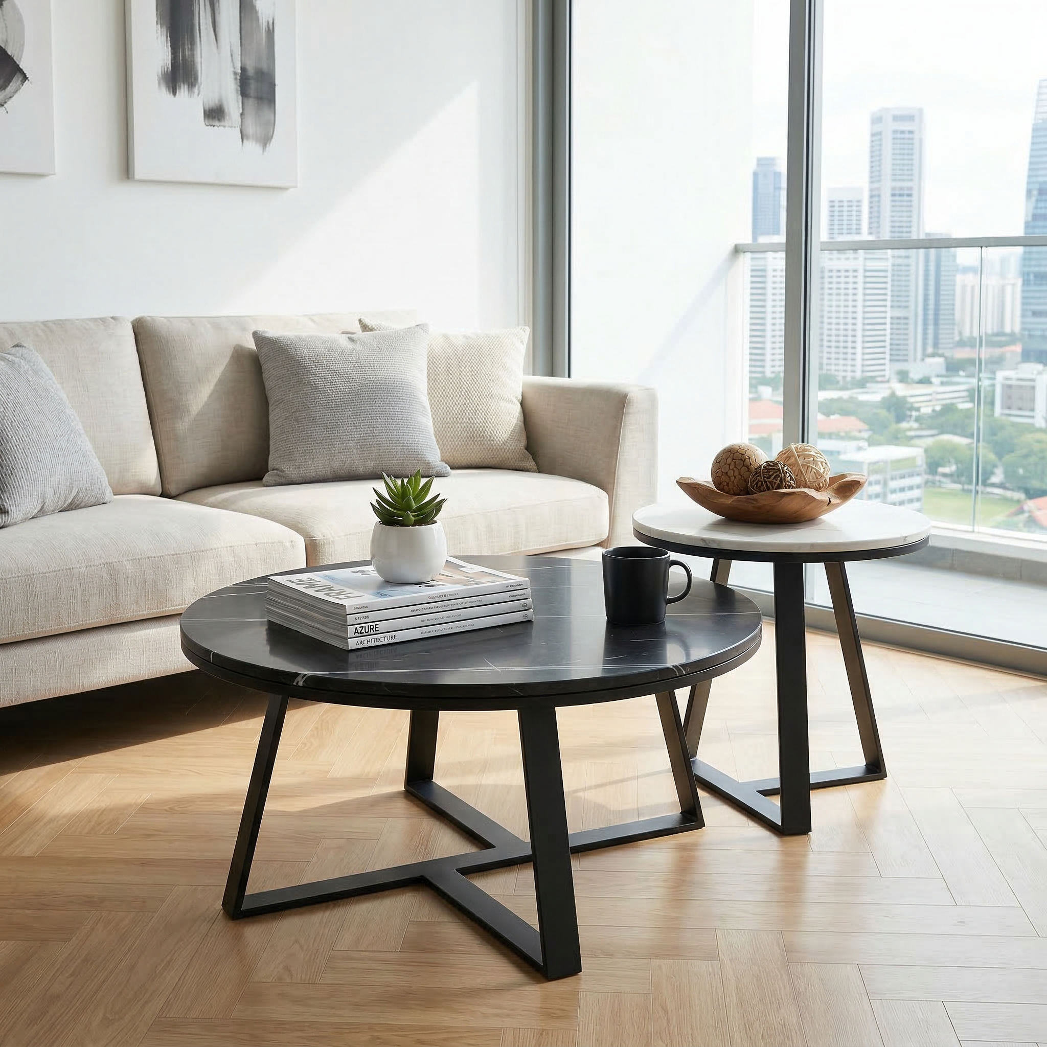 Dervexa Sintered Stone Coffee Table