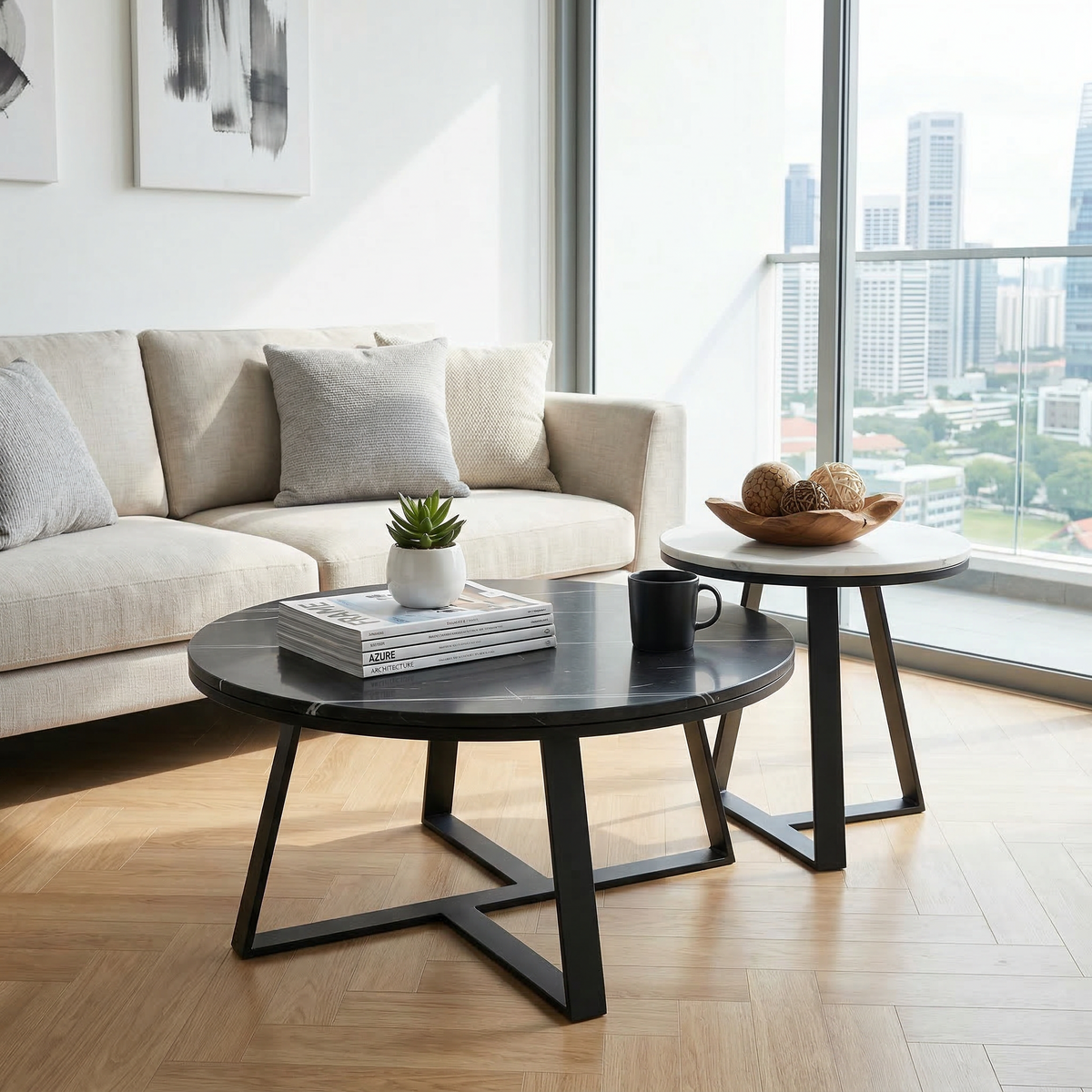 Dervexa Sintered Stone Coffee Table