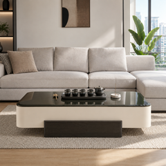 Rovellan Glass Coffee Table