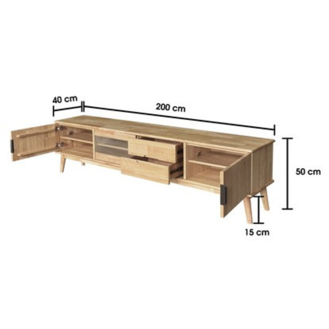 Nordica TV Cabinet by Wood Haven