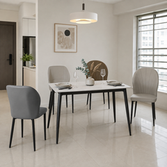 Delaro Sintered Stone Dining Set (1+4)