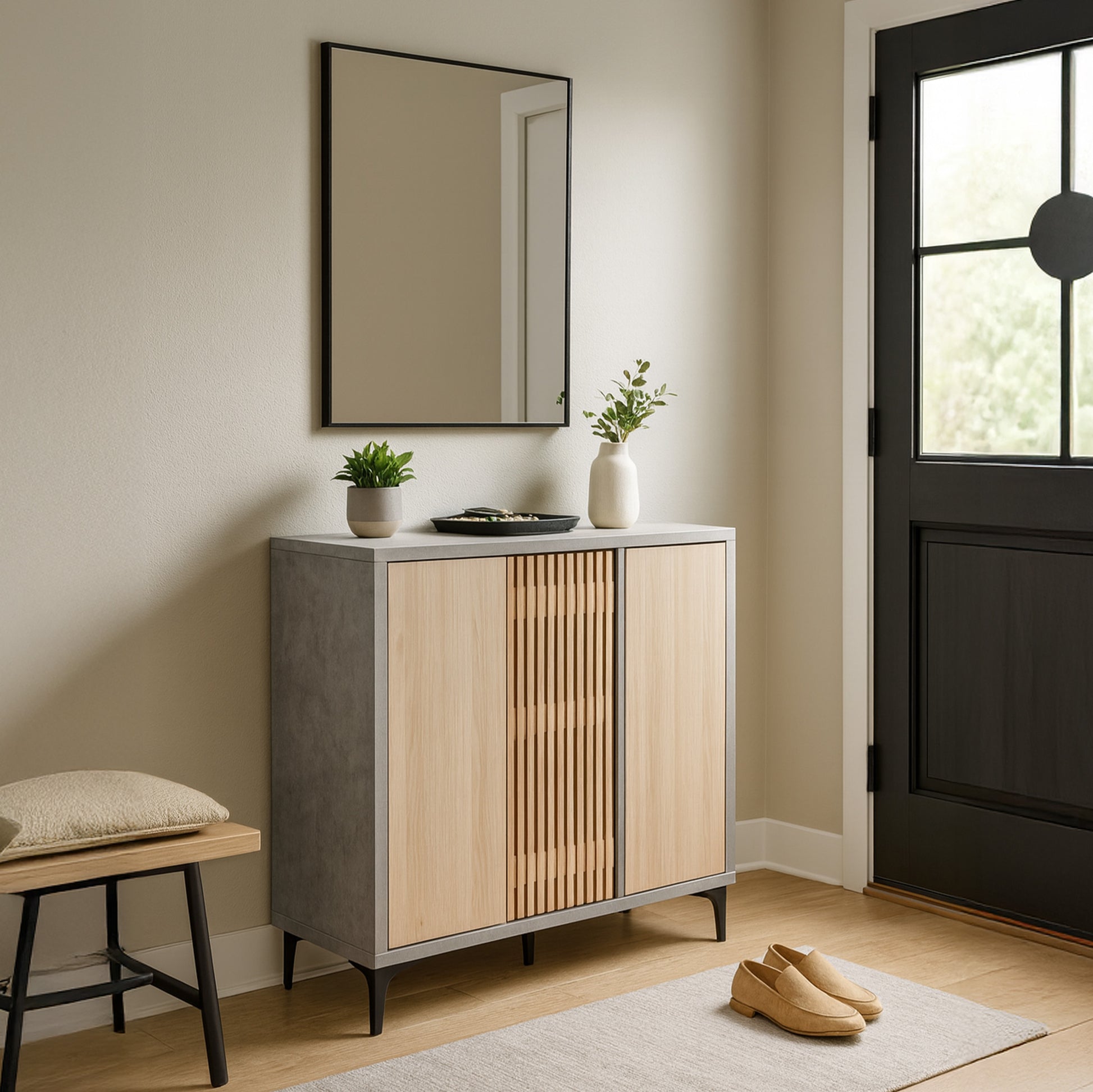 Fiera 3 Door Shoe Cabinet (119cm)