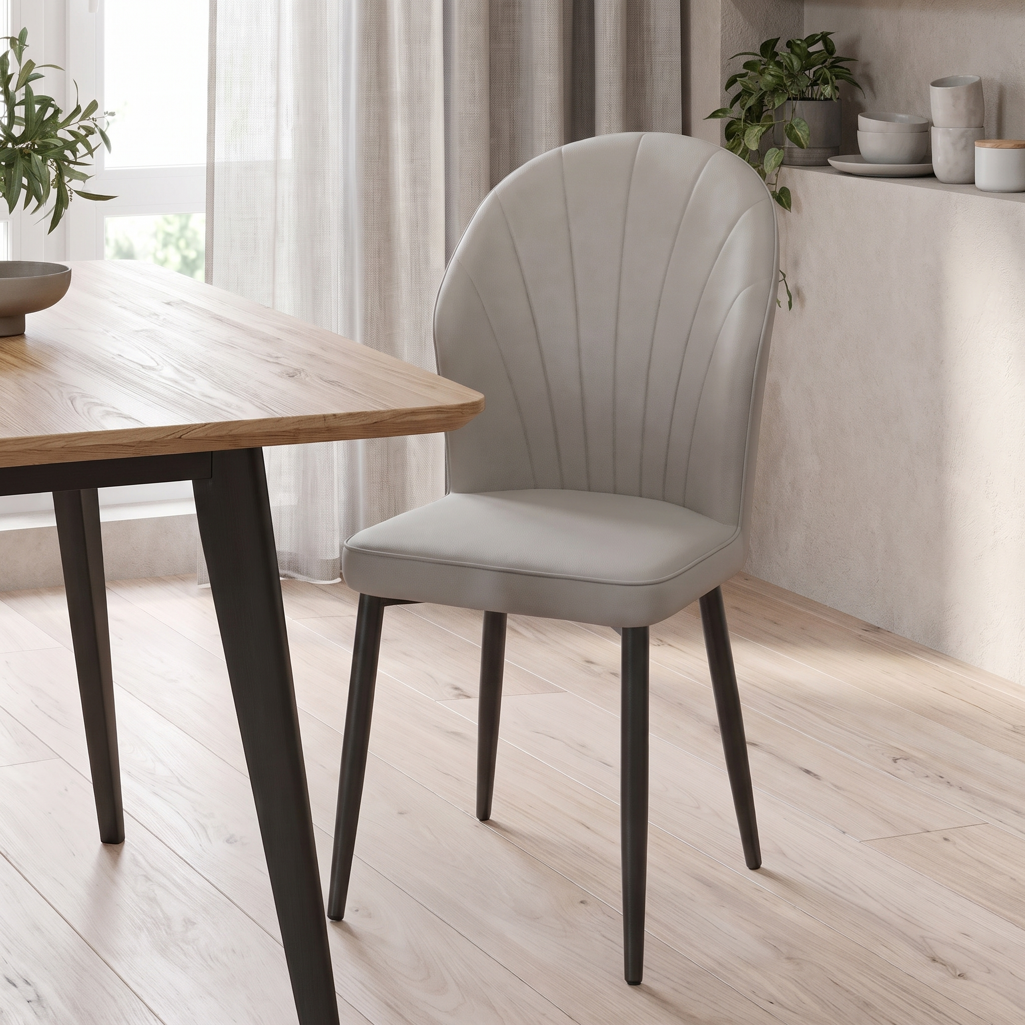 Delaro Sintered Stone Dining Set (1+4)