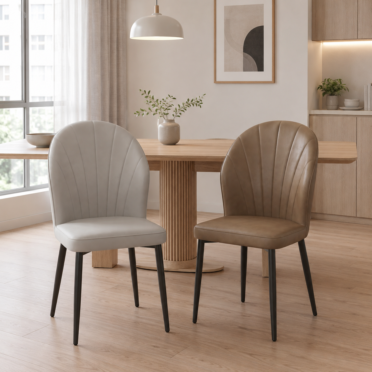 Delaro Sintered Stone Dining Set (1+4)