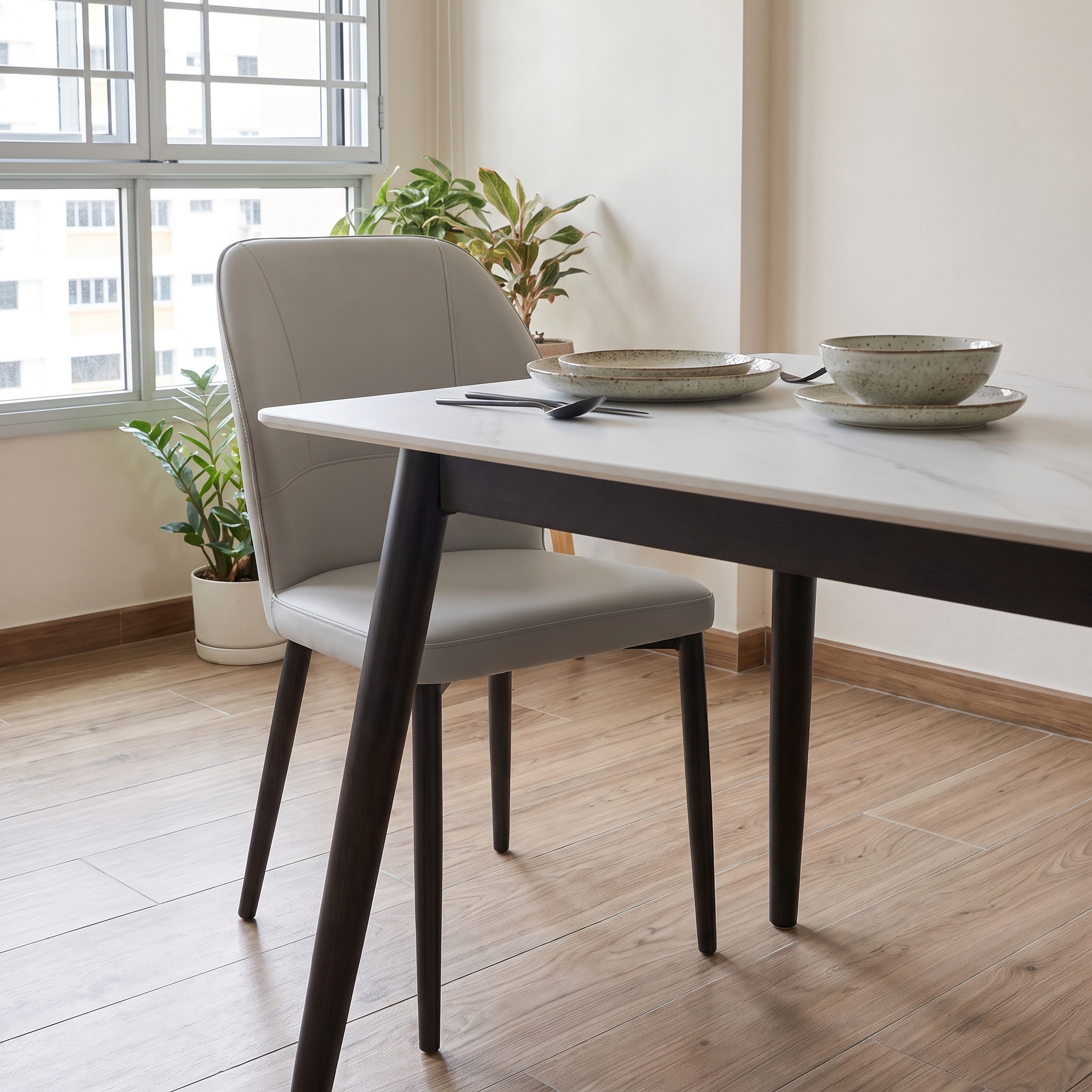 Valtino Leather Dining Chair