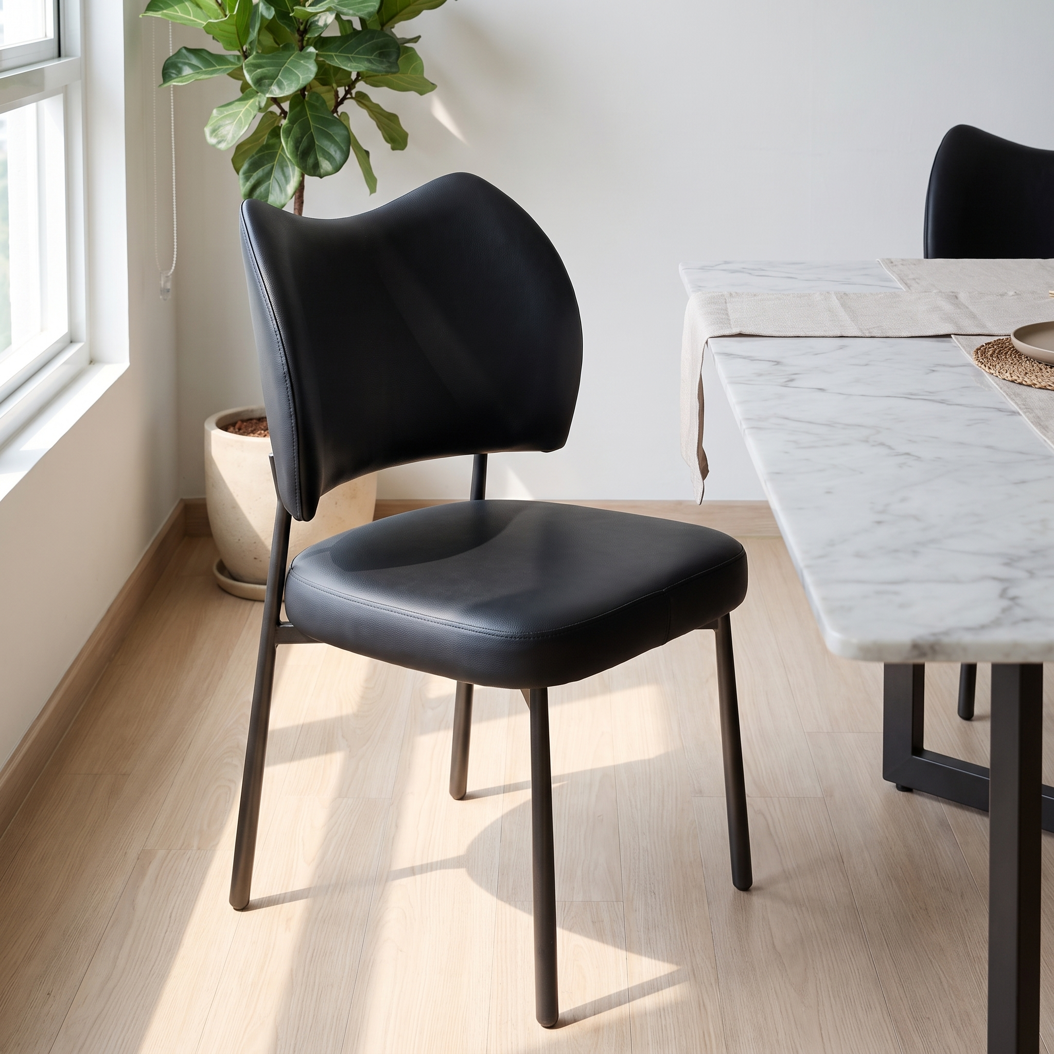 Ravanto Sintered Stone Dining Set (1+4)