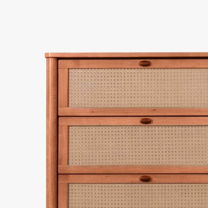 Megafurniture | Delora Rattan Wooden Chest of Drawer | Chest of Drawer