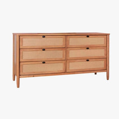 Megafurniture | Delora Senior Rattan Wooden Chest of Drawer | Chest of Drawer