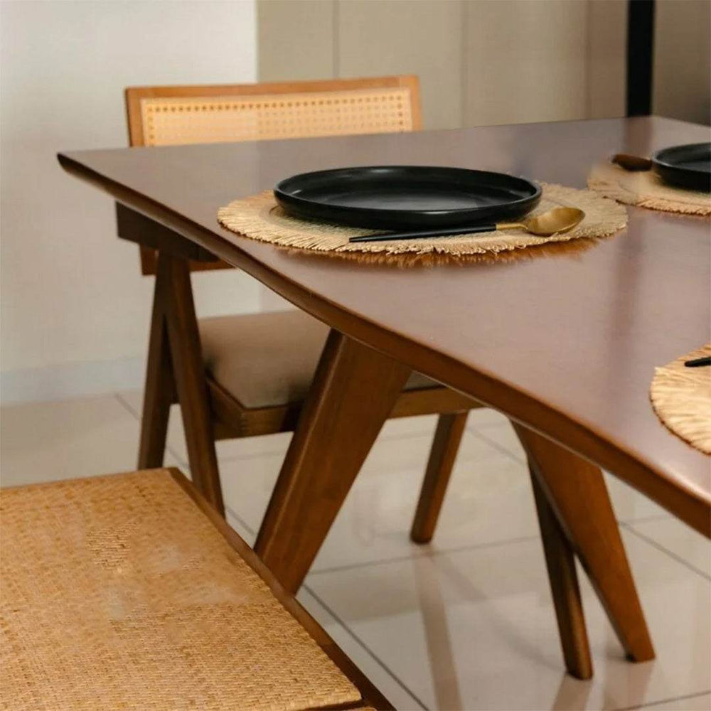 Megafurniture | Delora Wooden Dining Table (180cm) | Dining Table