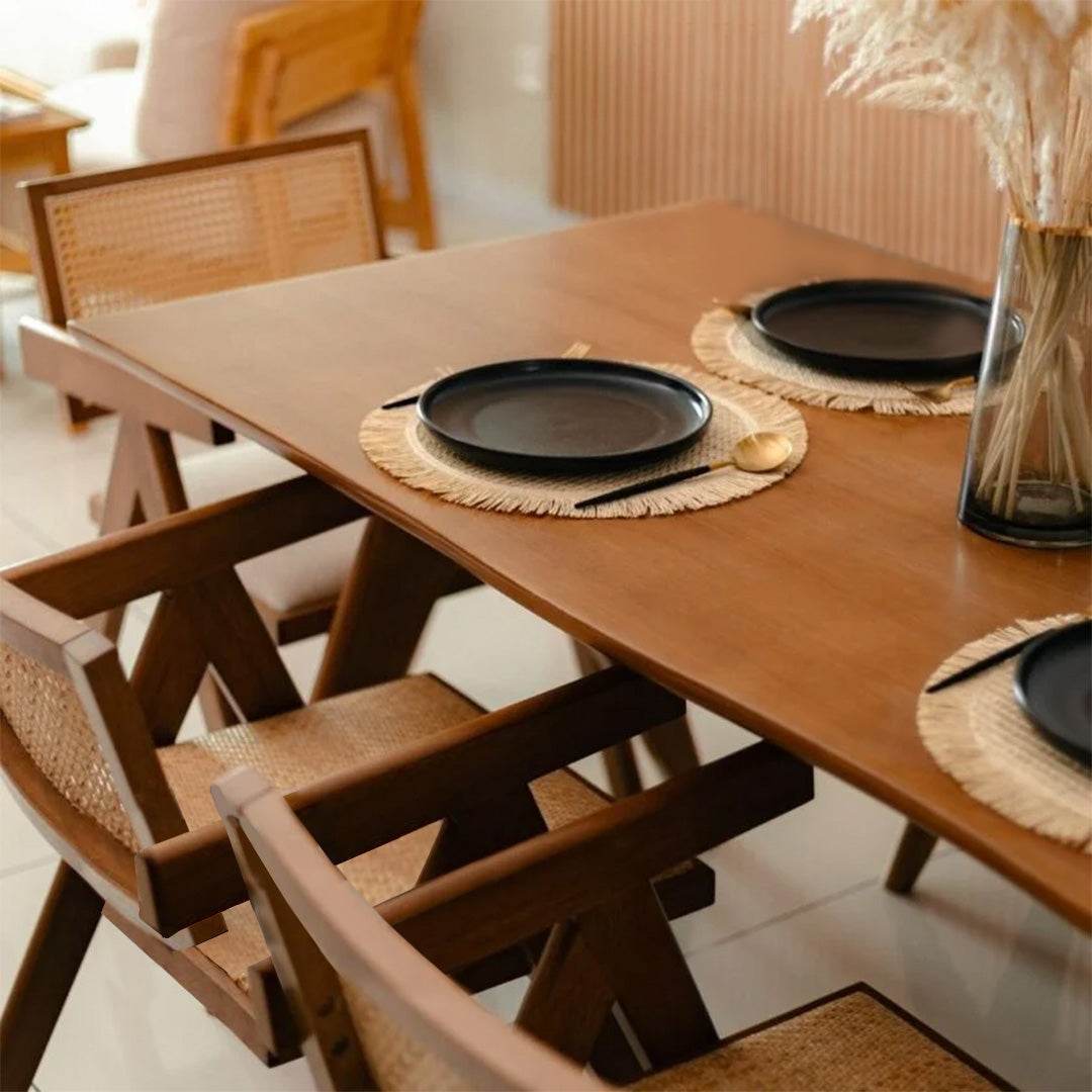 Megafurniture | Delora Wooden Dining Table (180cm) | Dining Table