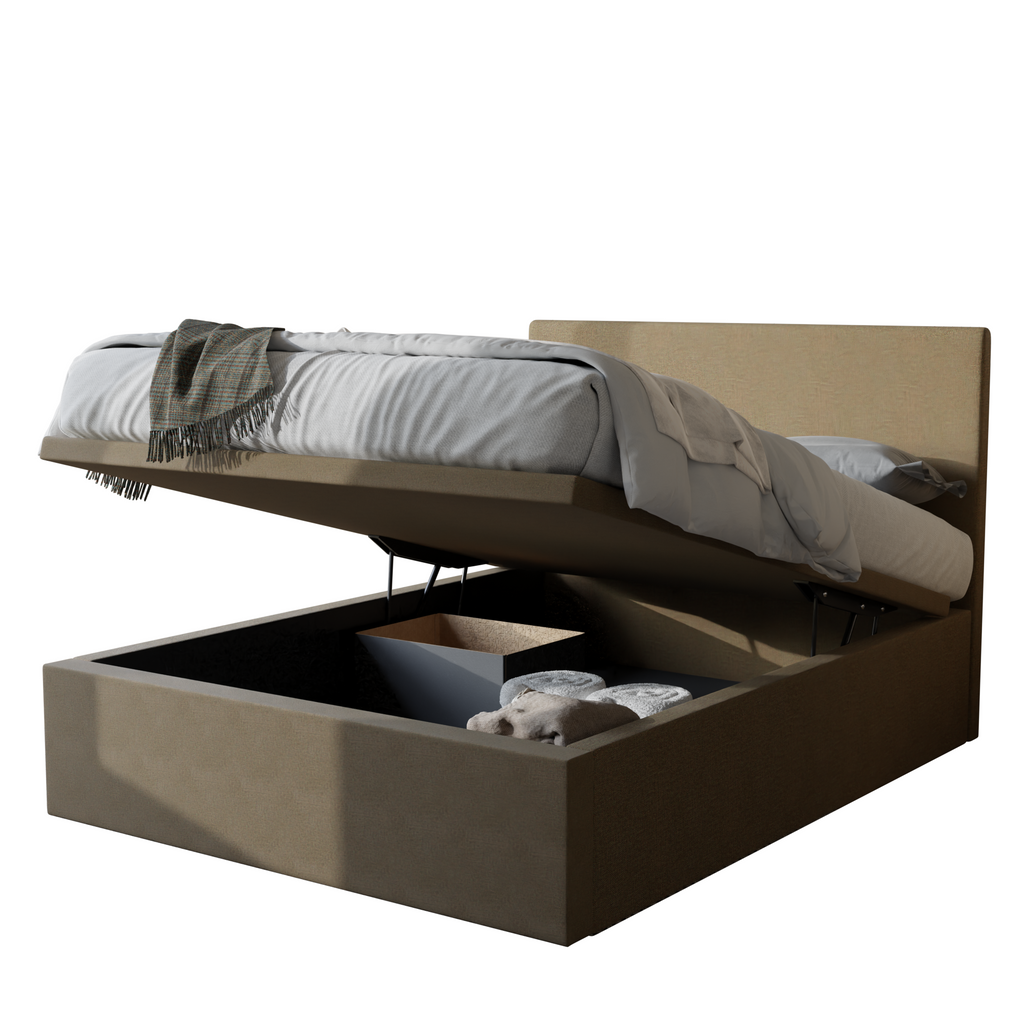 Manovel Fabric Storage Bed (Water Repellent)