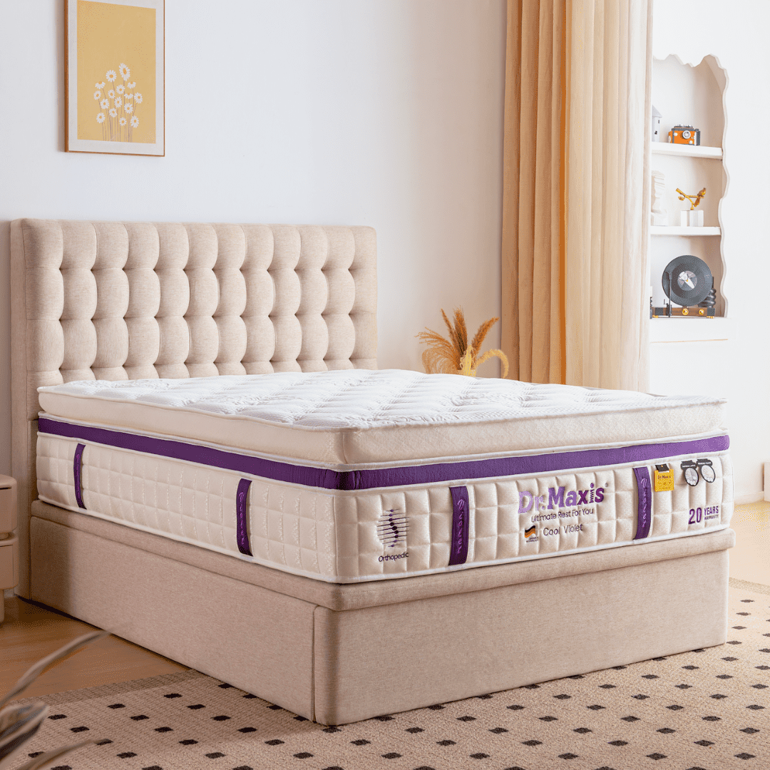 Dr.Maxis Cool Violet 15 Inch Pocketed Spring Mattress
