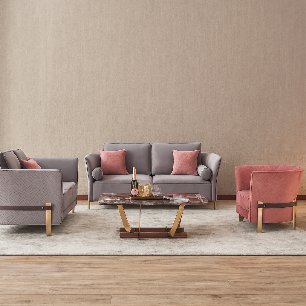 Revia Fabric Sofa