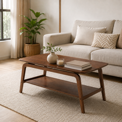 Elcora Wooden Coffee Table (110cm)